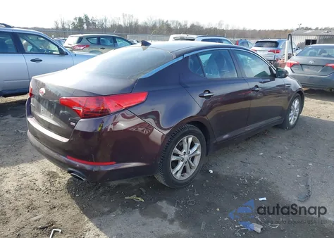 2013 Kia Optima Lx z USA, uszkodzony, nr VIN 5XXGM4A73DG187129